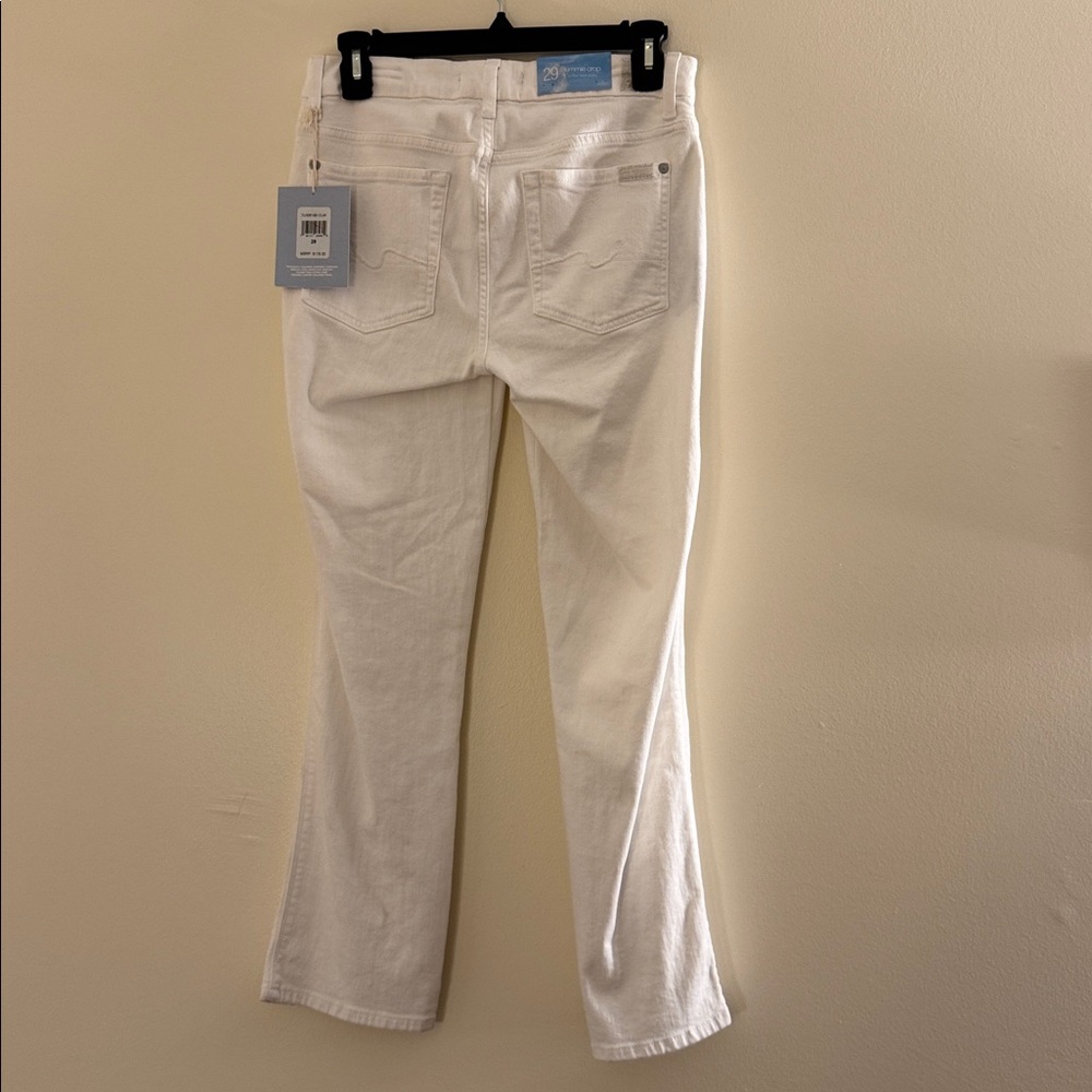 7 For All Mankind B(Air) Kimmie Crop Contour Waist Skinny Jeans - Picture 2 of 6
